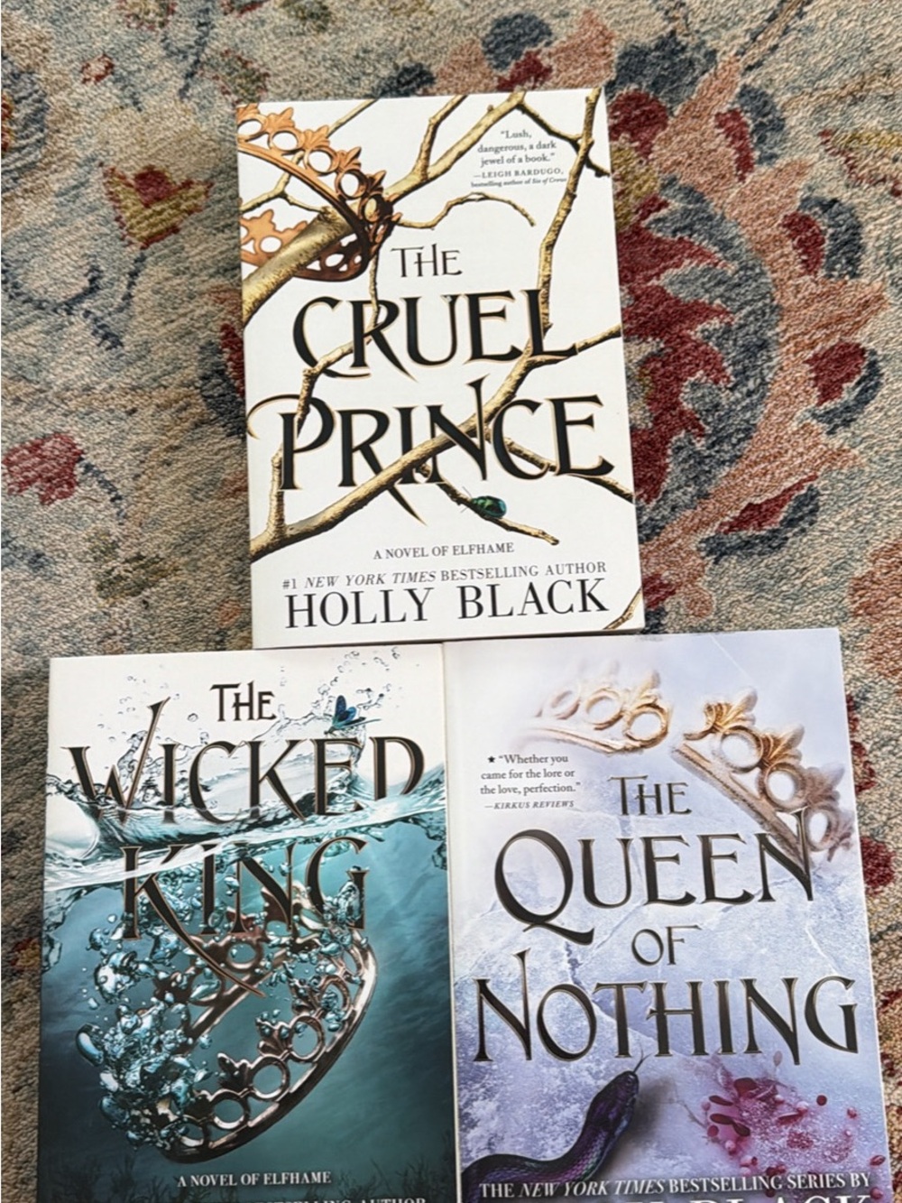 The Cruel Prince Paperback - White and Gold Cover